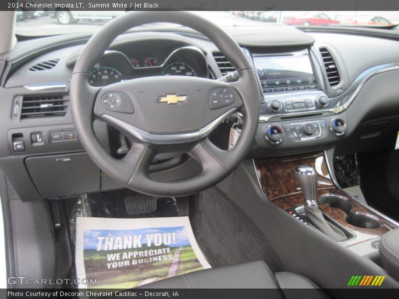 Summit White / Jet Black 2014 Chevrolet Impala LT