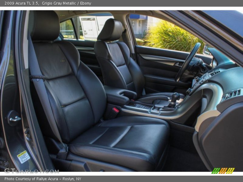 Grigio Gray Metallic / Ebony 2009 Acura TL 3.5
