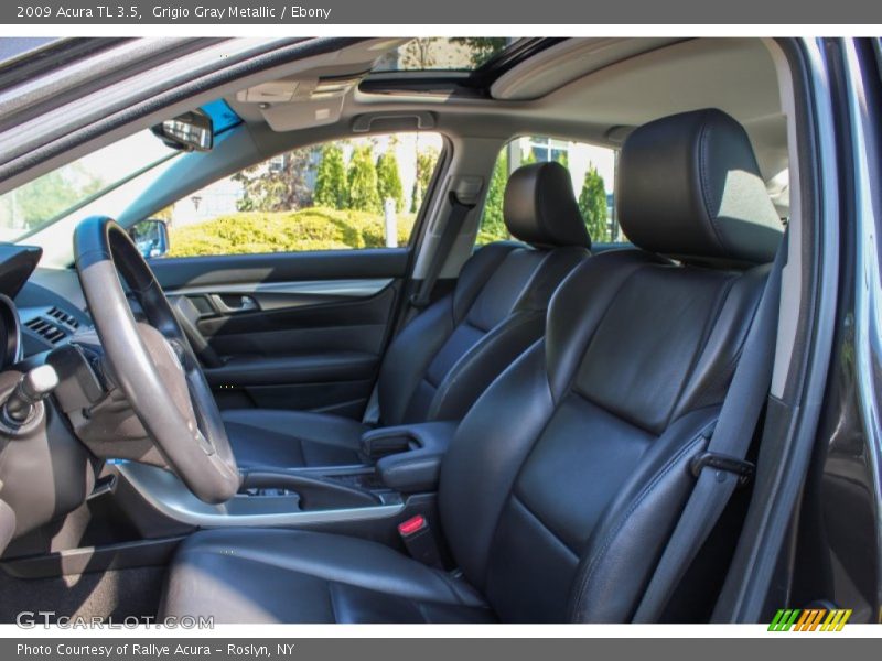 Grigio Gray Metallic / Ebony 2009 Acura TL 3.5