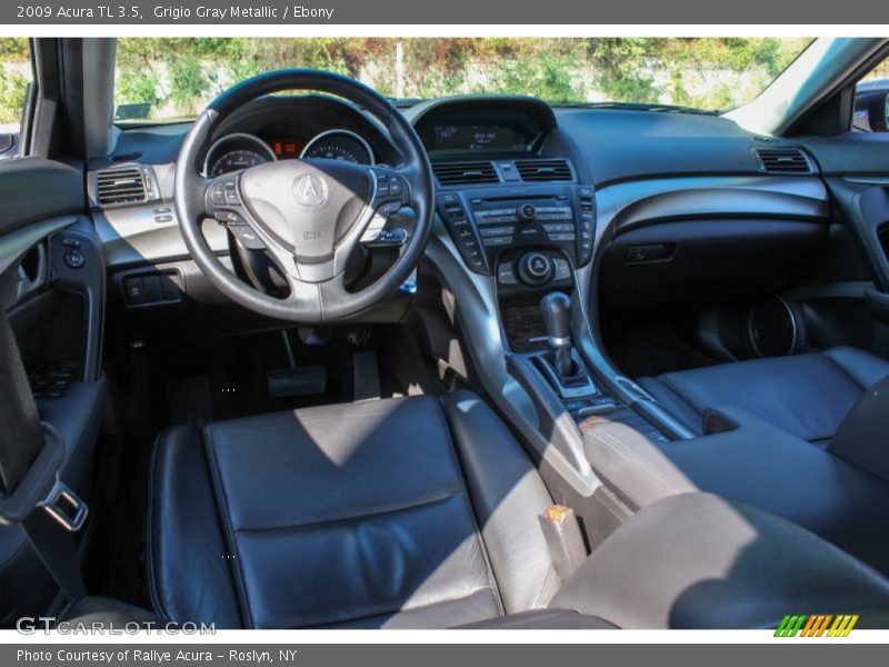 Grigio Gray Metallic / Ebony 2009 Acura TL 3.5