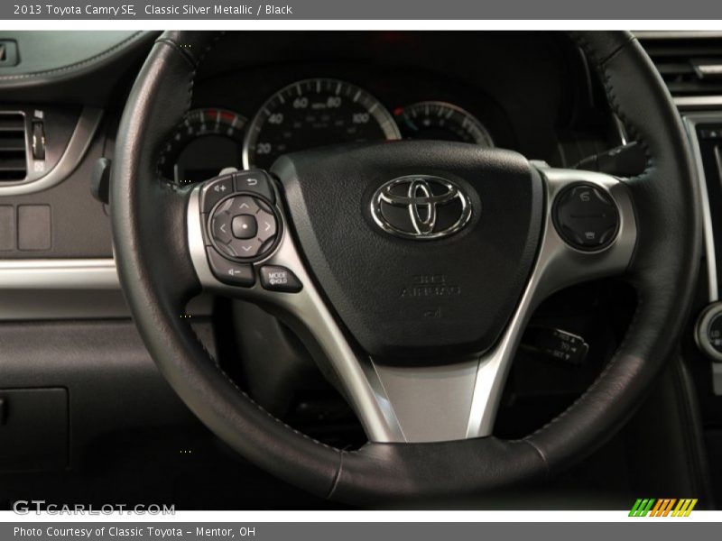 Classic Silver Metallic / Black 2013 Toyota Camry SE
