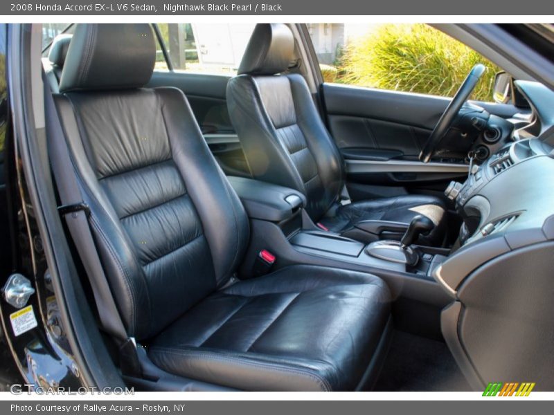 Nighthawk Black Pearl / Black 2008 Honda Accord EX-L V6 Sedan