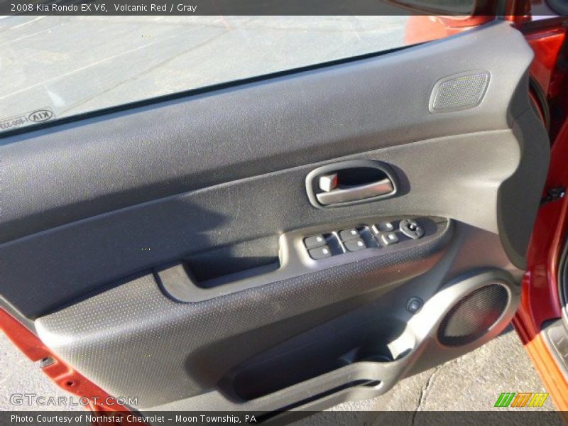 Volcanic Red / Gray 2008 Kia Rondo EX V6