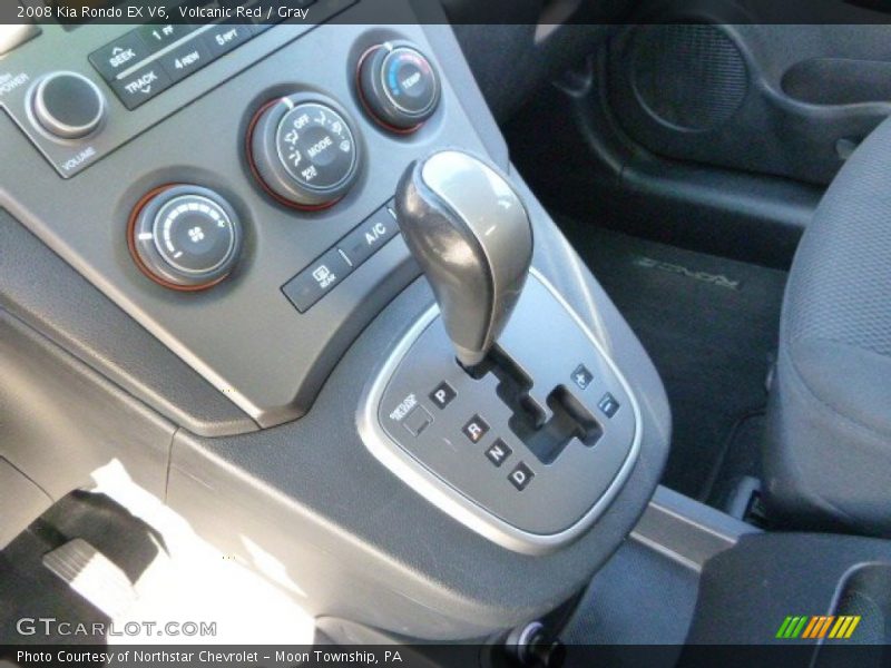 Volcanic Red / Gray 2008 Kia Rondo EX V6
