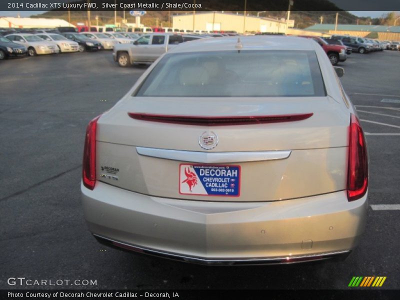 Silver Coast Metallic / Shale/Cocoa 2014 Cadillac XTS Luxury FWD