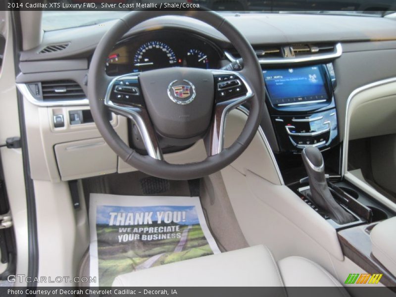 Silver Coast Metallic / Shale/Cocoa 2014 Cadillac XTS Luxury FWD