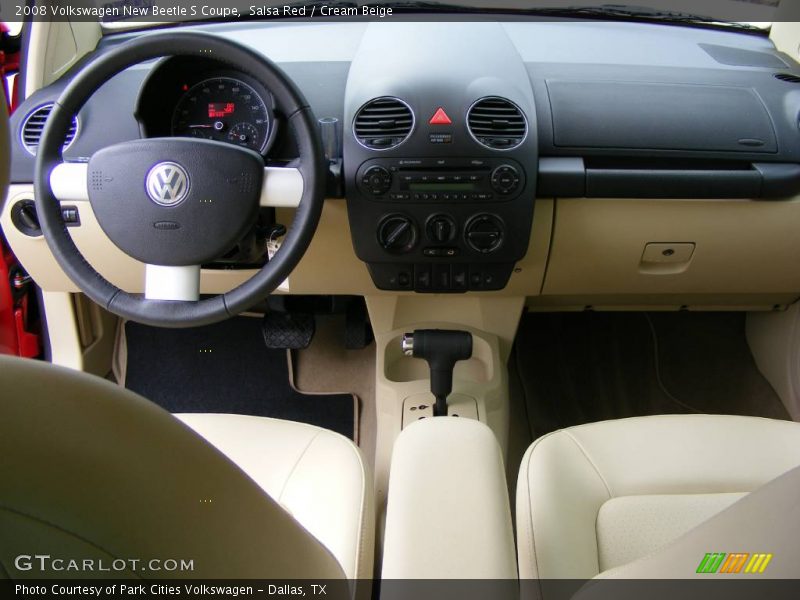 Salsa Red / Cream Beige 2008 Volkswagen New Beetle S Coupe