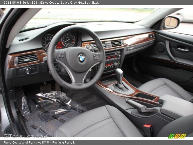 Space Gray Metallic / Black 2011 BMW 3 Series 328i xDrive Coupe