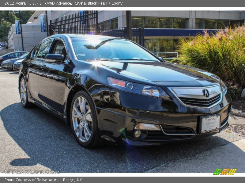 Crystal Black Pearl / Ebony 2012 Acura TL 3.7 SH-AWD Advance