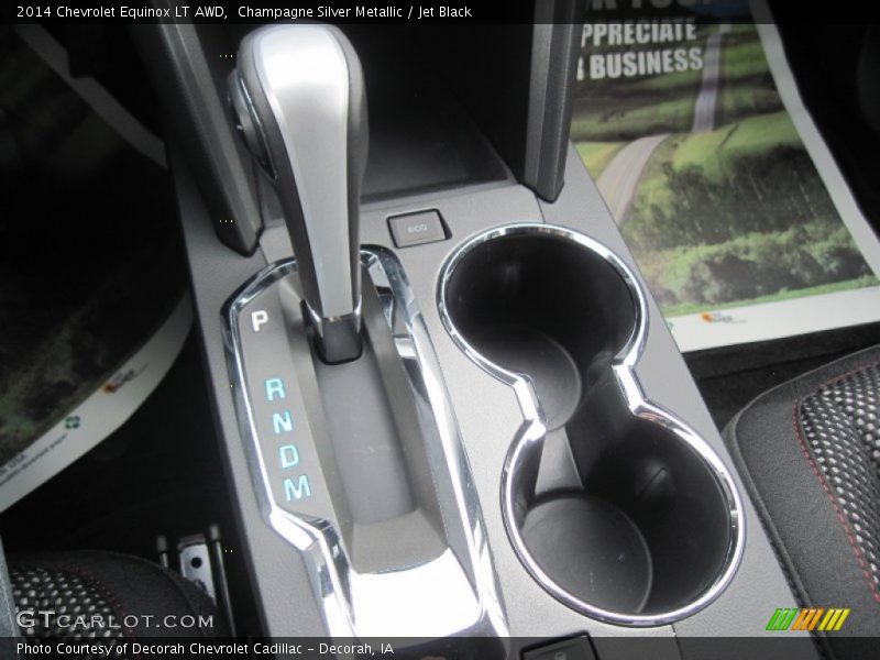 Champagne Silver Metallic / Jet Black 2014 Chevrolet Equinox LT AWD