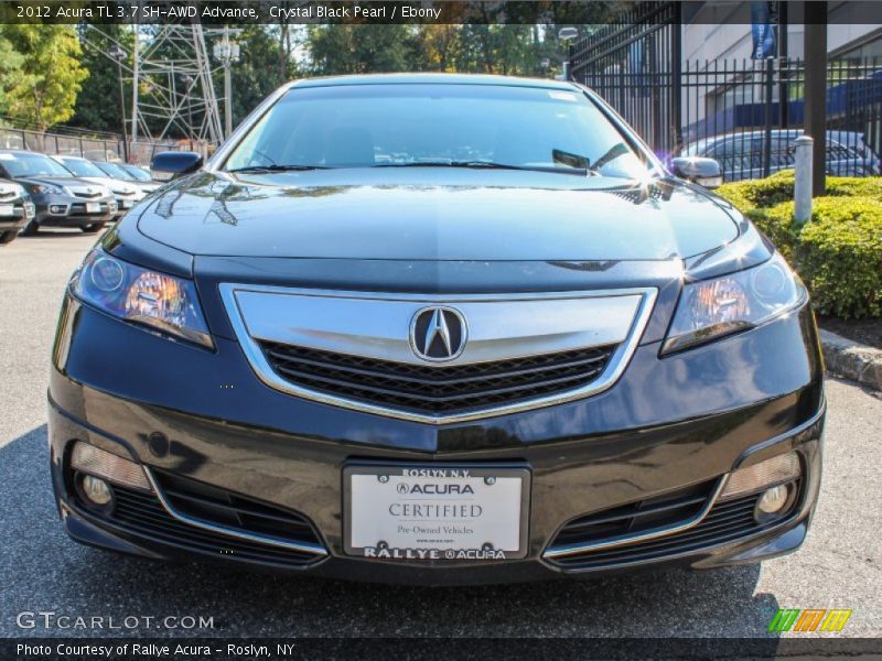 Crystal Black Pearl / Ebony 2012 Acura TL 3.7 SH-AWD Advance