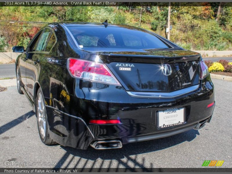 Crystal Black Pearl / Ebony 2012 Acura TL 3.7 SH-AWD Advance