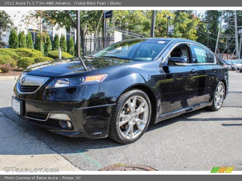 Crystal Black Pearl / Ebony 2012 Acura TL 3.7 SH-AWD Advance