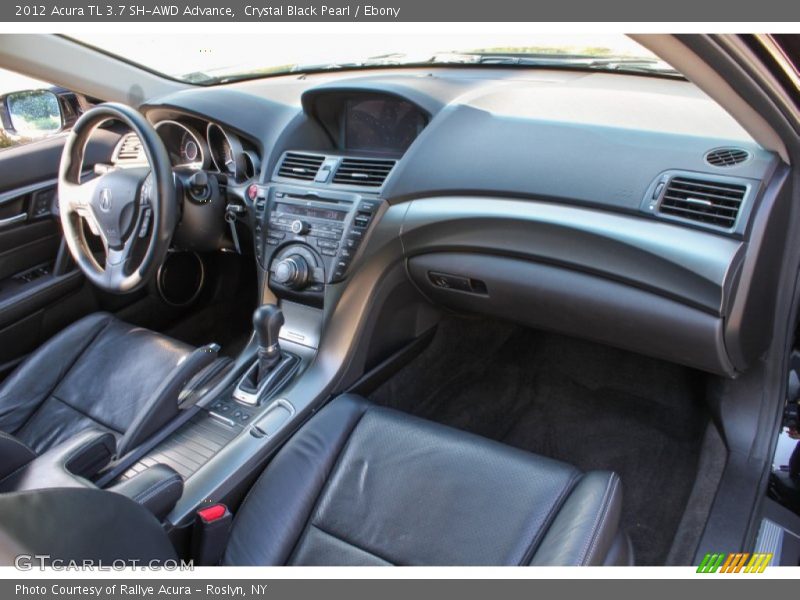Crystal Black Pearl / Ebony 2012 Acura TL 3.7 SH-AWD Advance