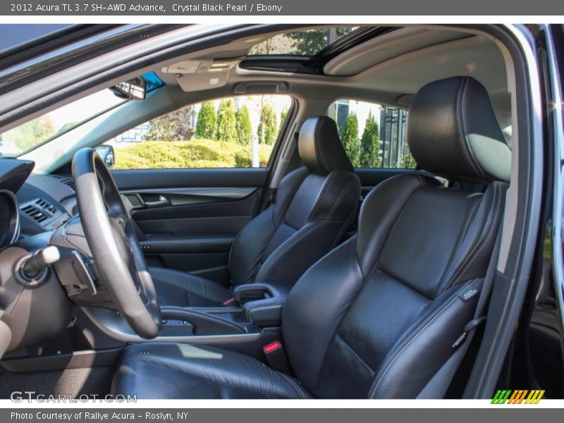 Crystal Black Pearl / Ebony 2012 Acura TL 3.7 SH-AWD Advance