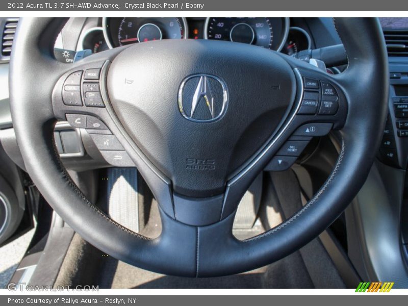 Crystal Black Pearl / Ebony 2012 Acura TL 3.7 SH-AWD Advance