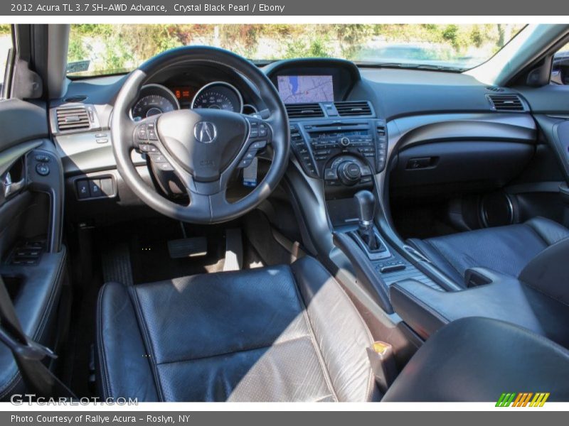 Crystal Black Pearl / Ebony 2012 Acura TL 3.7 SH-AWD Advance