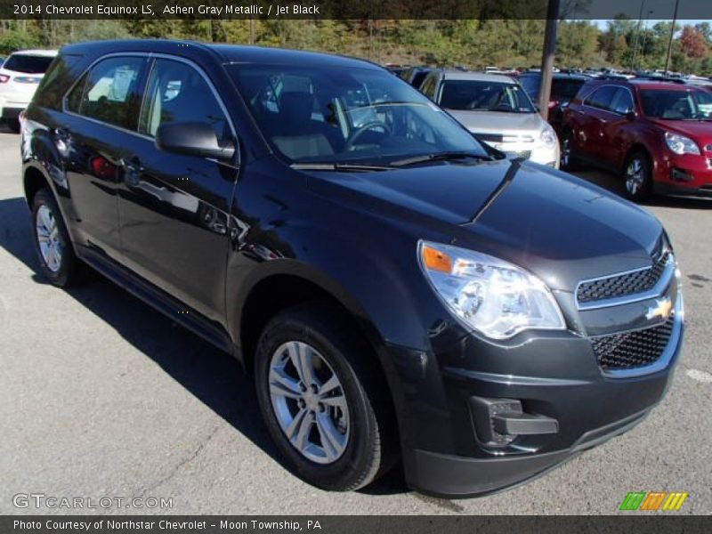 Ashen Gray Metallic / Jet Black 2014 Chevrolet Equinox LS