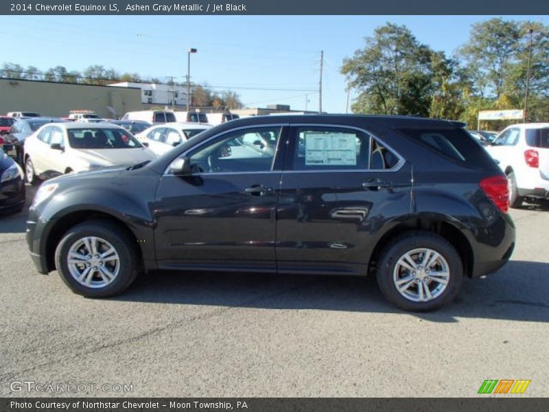 Ashen Gray Metallic / Jet Black 2014 Chevrolet Equinox LS