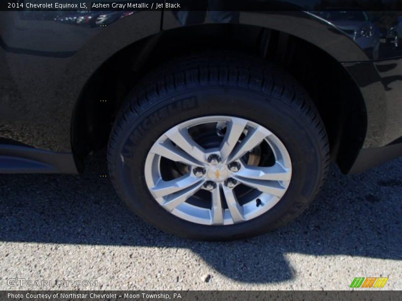 Ashen Gray Metallic / Jet Black 2014 Chevrolet Equinox LS