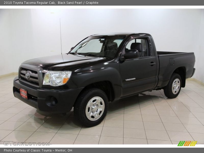 Black Sand Pearl / Graphite 2010 Toyota Tacoma Regular Cab