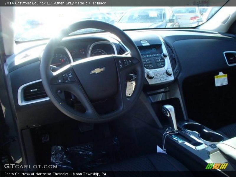 Ashen Gray Metallic / Jet Black 2014 Chevrolet Equinox LS