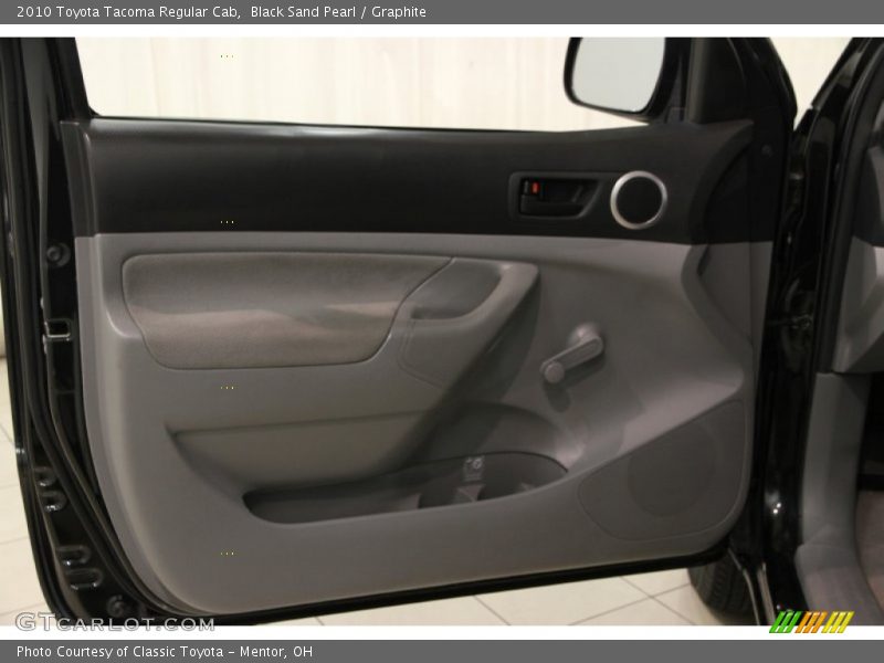 Black Sand Pearl / Graphite 2010 Toyota Tacoma Regular Cab
