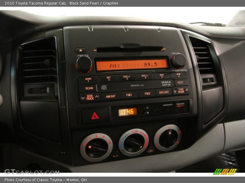 Black Sand Pearl / Graphite 2010 Toyota Tacoma Regular Cab