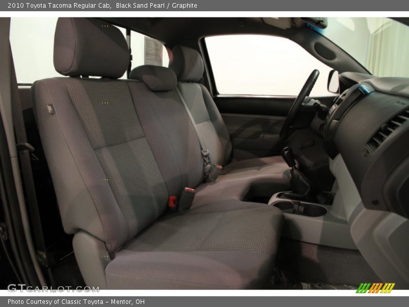 Black Sand Pearl / Graphite 2010 Toyota Tacoma Regular Cab