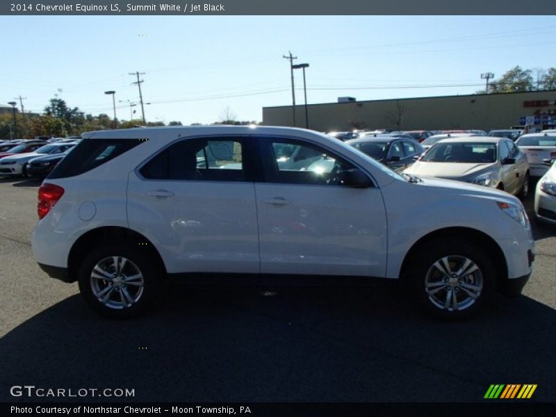 Summit White / Jet Black 2014 Chevrolet Equinox LS