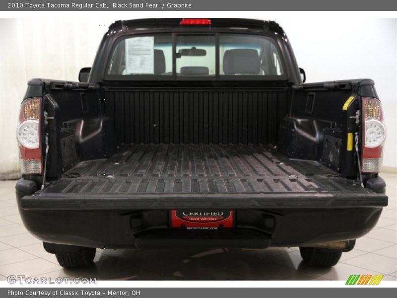 Black Sand Pearl / Graphite 2010 Toyota Tacoma Regular Cab