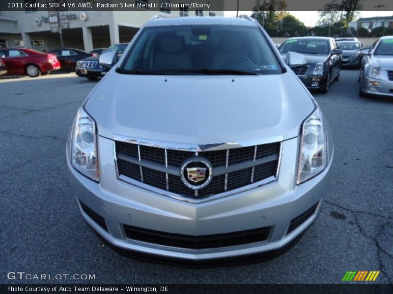 Radiant Silver Metallic / Titanium/Ebony 2011 Cadillac SRX 4 V6 AWD