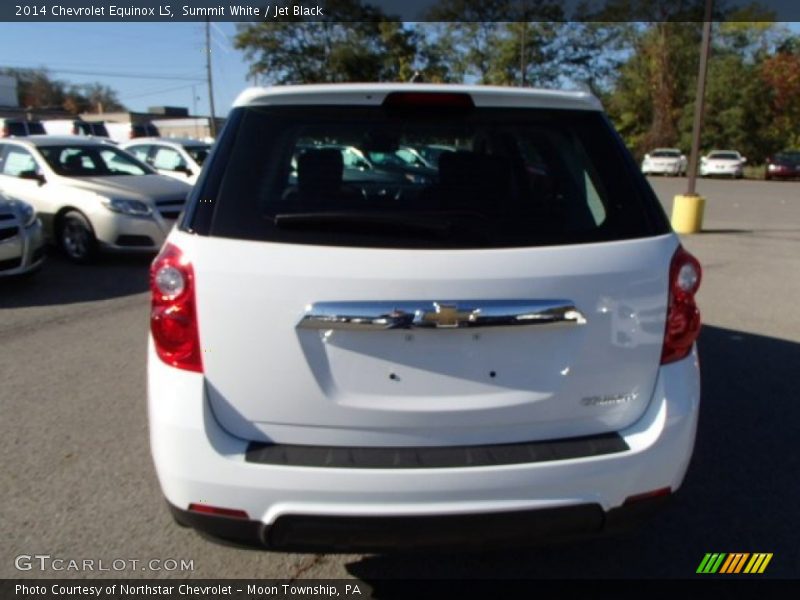 Summit White / Jet Black 2014 Chevrolet Equinox LS