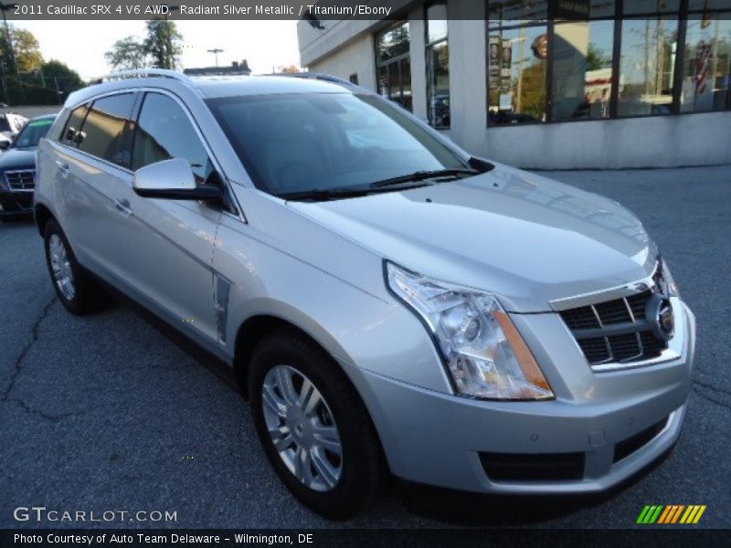 Radiant Silver Metallic / Titanium/Ebony 2011 Cadillac SRX 4 V6 AWD