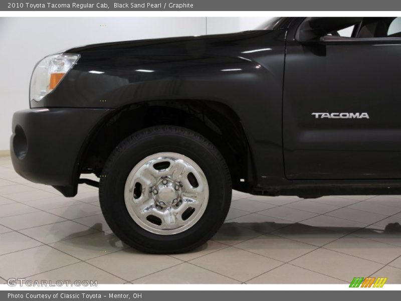 Black Sand Pearl / Graphite 2010 Toyota Tacoma Regular Cab