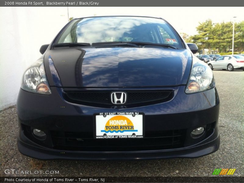 Blackberry Pearl / Black/Grey 2008 Honda Fit Sport