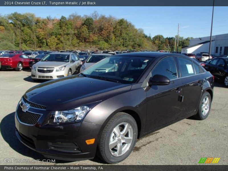 Tungsten Metallic / Jet Black 2014 Chevrolet Cruze LT
