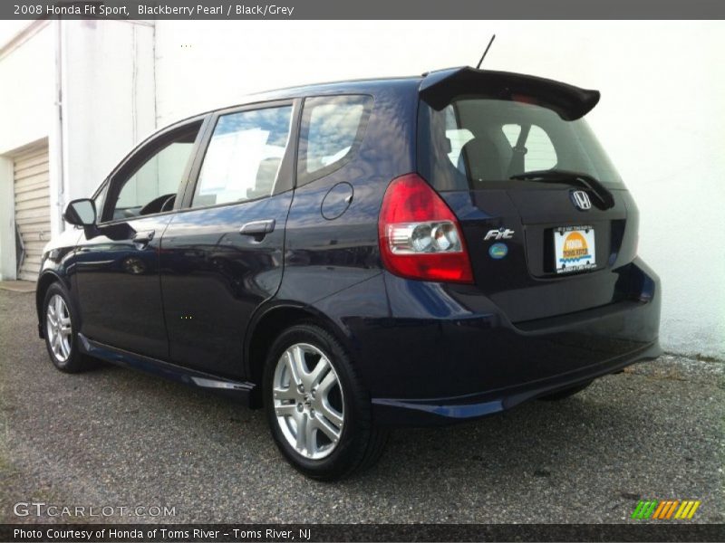 Blackberry Pearl / Black/Grey 2008 Honda Fit Sport