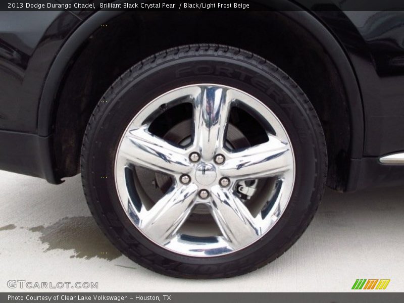 Brilliant Black Crystal Pearl / Black/Light Frost Beige 2013 Dodge Durango Citadel