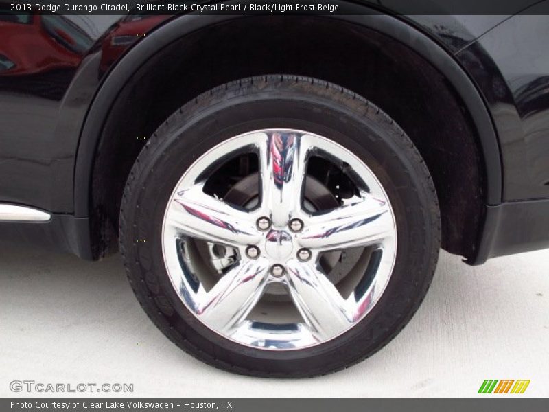 Brilliant Black Crystal Pearl / Black/Light Frost Beige 2013 Dodge Durango Citadel