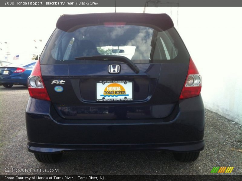 Blackberry Pearl / Black/Grey 2008 Honda Fit Sport