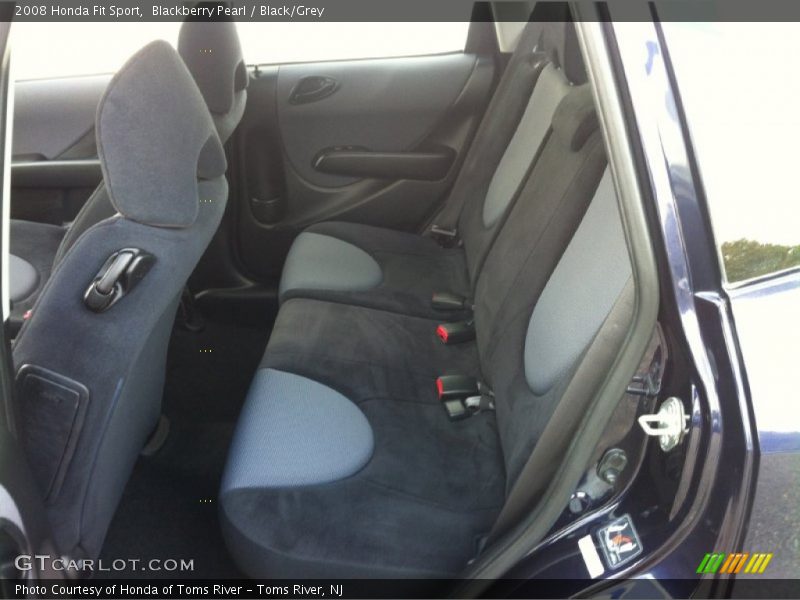 Blackberry Pearl / Black/Grey 2008 Honda Fit Sport