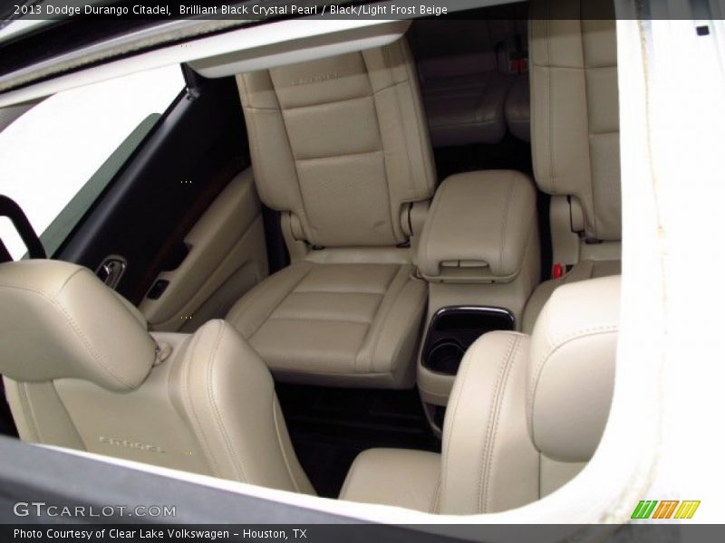 Brilliant Black Crystal Pearl / Black/Light Frost Beige 2013 Dodge Durango Citadel
