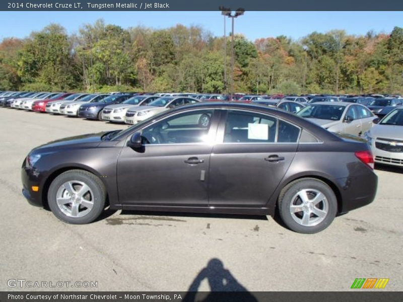 Tungsten Metallic / Jet Black 2014 Chevrolet Cruze LT
