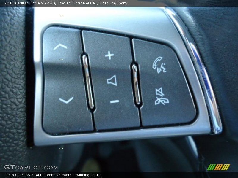 Radiant Silver Metallic / Titanium/Ebony 2011 Cadillac SRX 4 V6 AWD