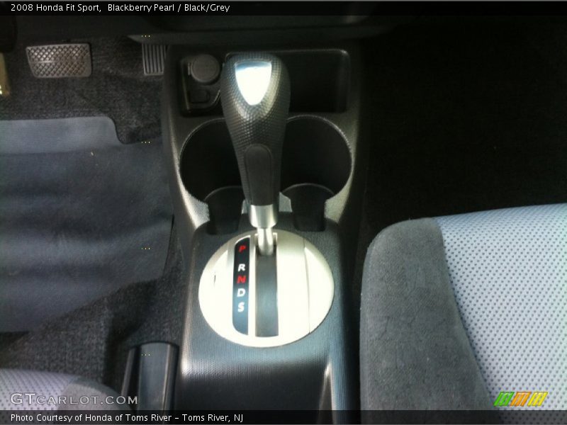 Blackberry Pearl / Black/Grey 2008 Honda Fit Sport