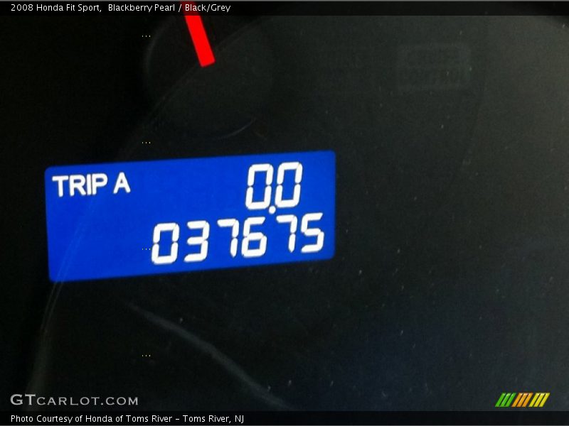 Blackberry Pearl / Black/Grey 2008 Honda Fit Sport