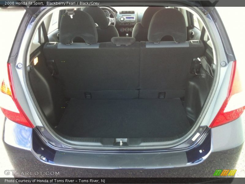 Blackberry Pearl / Black/Grey 2008 Honda Fit Sport