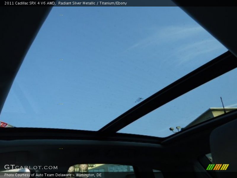 Radiant Silver Metallic / Titanium/Ebony 2011 Cadillac SRX 4 V6 AWD