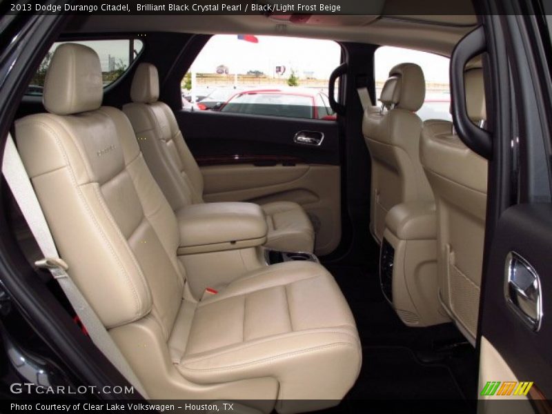 Brilliant Black Crystal Pearl / Black/Light Frost Beige 2013 Dodge Durango Citadel